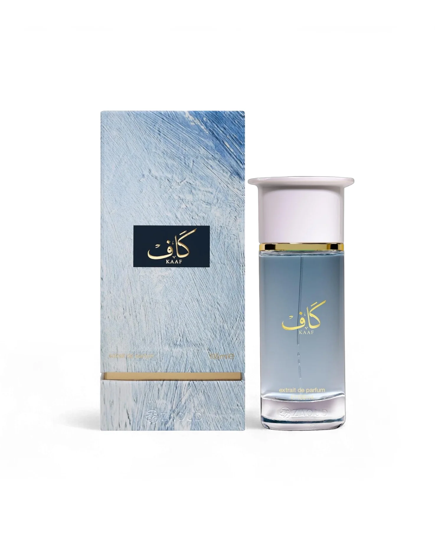 ahmed-al-amghribi-kaaf-extrait-perfume-bottle-beside-box-against-white-background Kaaf Eau de parfum 100 ml كاف - Image 1