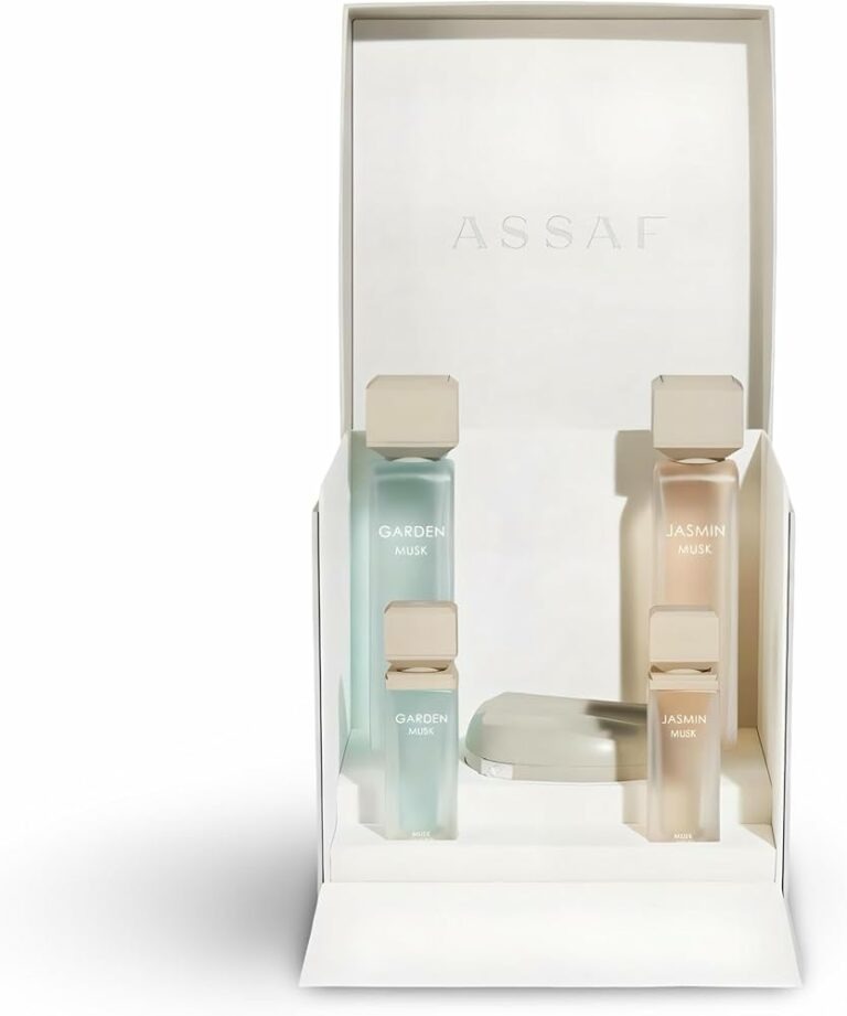 ASSAF Musk Collection 2 parfums de 125 ml + 2 parfums de voyage 25 ml + poudre corporelle