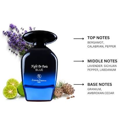 Night De Paris Blue 100ml Eau de Parfum Homme