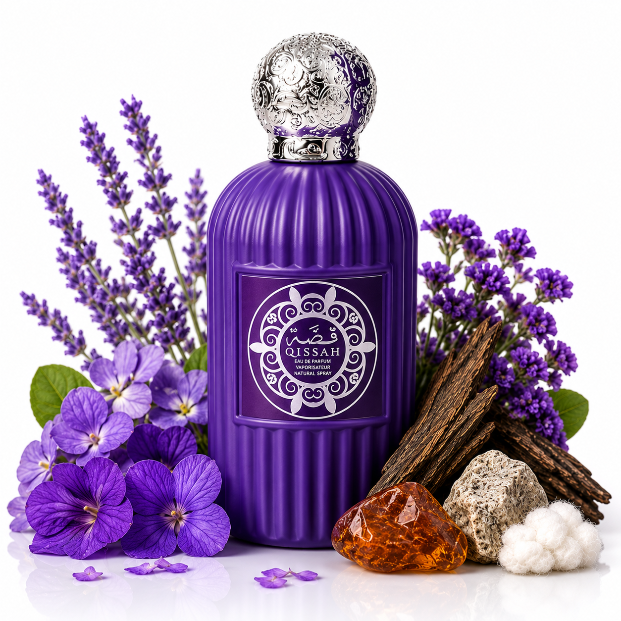 Qissah Purple Wadi Al Khaleej 100 ml Eau de Parfum pour Femme Qissah Purple Wadi Al Khaleej 100 ml Eau de Parfum pour Femme