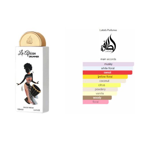 La African Drummer Lattafa 100ml eau de parfum mixte