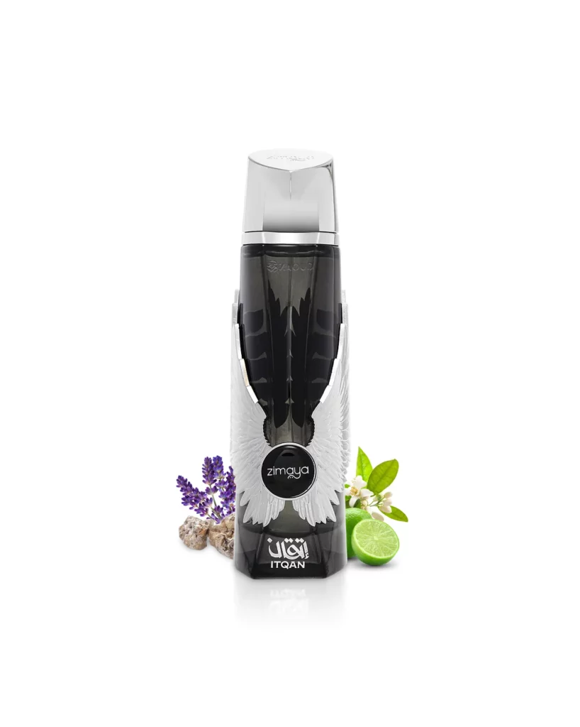 ITQAN NOIR ZIMAYA – Eau de Parfum Unisexe, Oriental Floral & Élégant