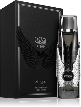 ITQAN NOIR ZIMAYA – Eau de Parfum Unisexe, Oriental Floral & Élégant