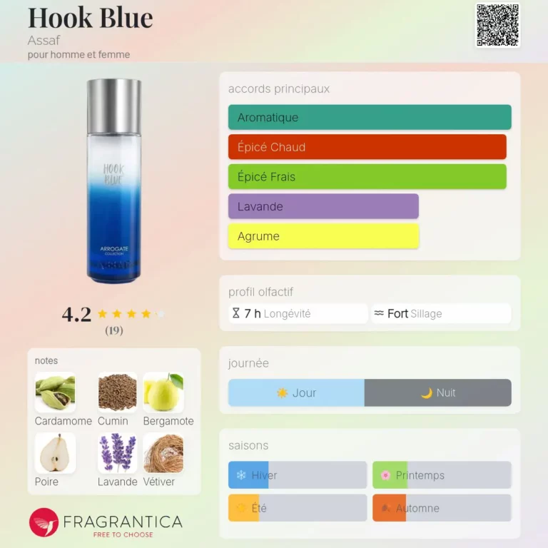 HOOK BLUE ASSAF 200ml eau de parfum unisexe