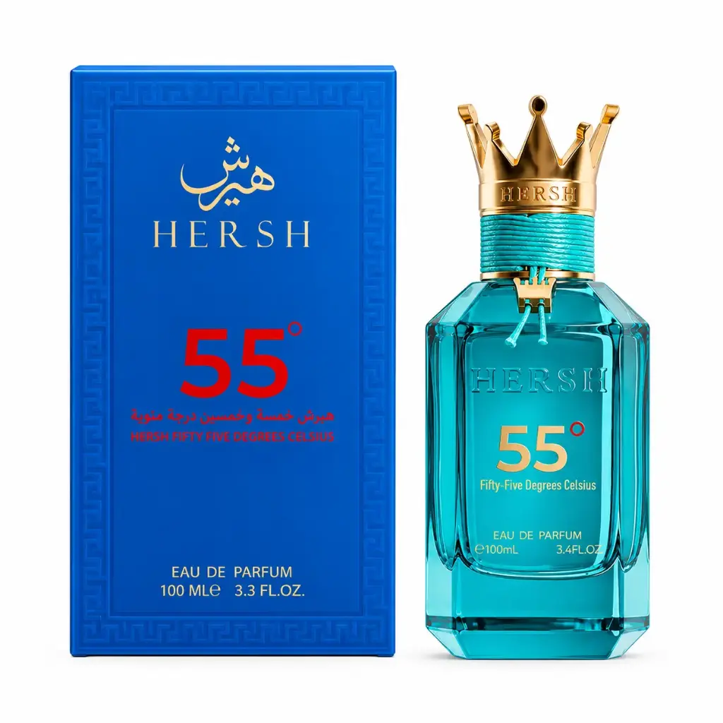 HERSH 55 AL EZZ OUD – Eau de Parfum 100 ml, Fraîcheur Agrumée & Boisée