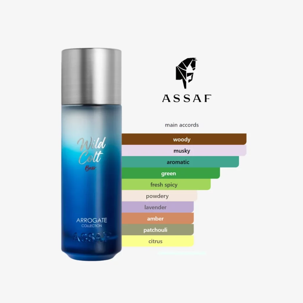 WILD COLT BOSS ASSAF – Parfum Unisexe Boisé Aromatique & Moderne