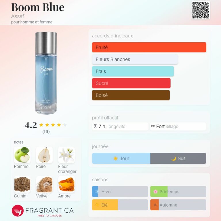 BOOM BLUE ASSAF 200ml eau de parfum homme